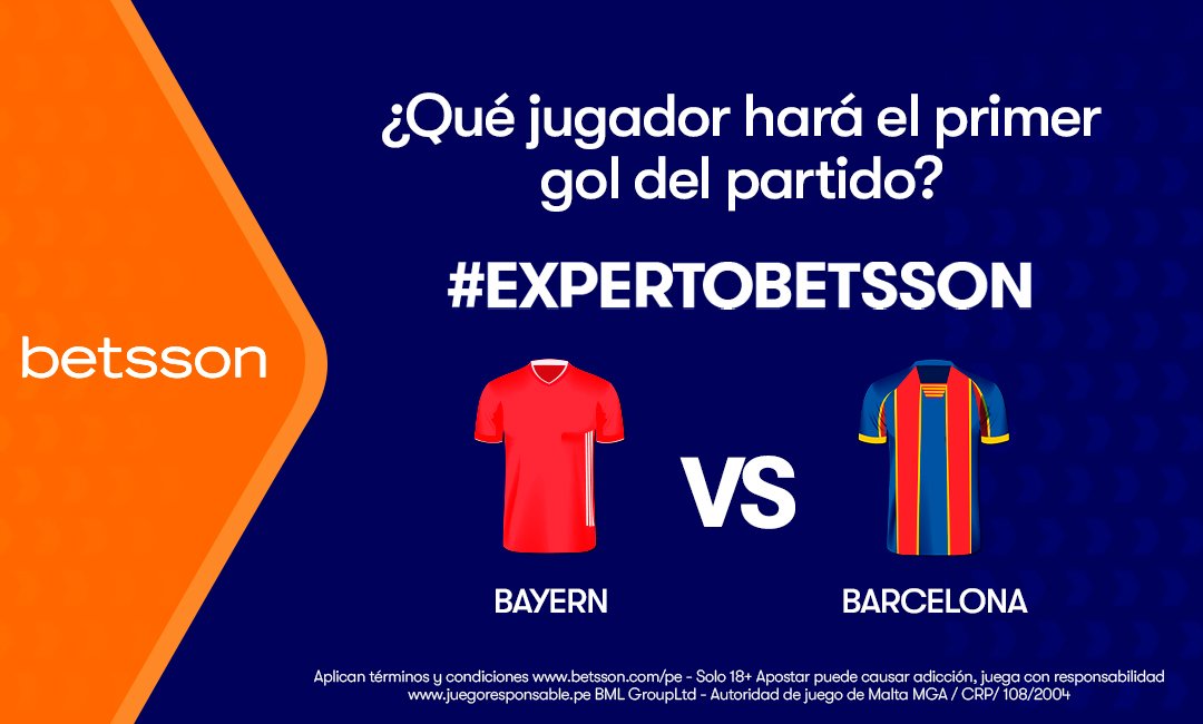 betssonperu's tweet photo. ¡Acierta y gana con la Champions League! 🏆

- Sigue nuestra cuenta de Twitter ✅
- Dale RT 🔁 respondiendo a la pregunta con el #EXPERTOBETSSON
- Tendremos 5 ganadores de una Apuesta Gratuita de S/ 40* 

*Aplican términos y condiciones https://t.co/sEvmSk7RNH