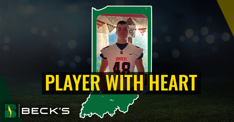 brownfield's tweet photo. @BecksHybrids congratulates this week's Player With Heart, Brock Robinson for his commitment and passion on the field and beyond. To learn more listen to Brock's full interview.