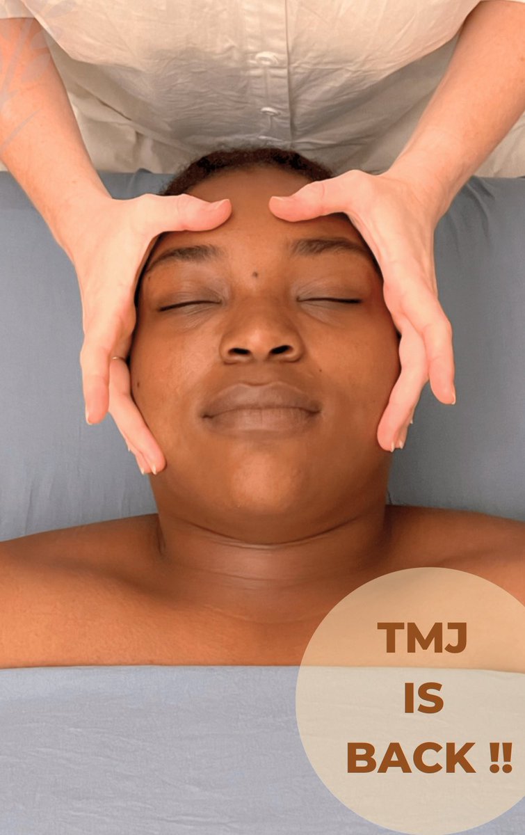 savemewellness's tweet photo. TMJ release is BACK 🤩✨💆🏻‍♀️

Our TMJ specialists will apply gentle pressure intraorally to target medial and lateral pterygoid muscles. This massage is beneficial when performed once a week until symptoms subside and then once a month for maintenance. https://t.co/yfPehfge47