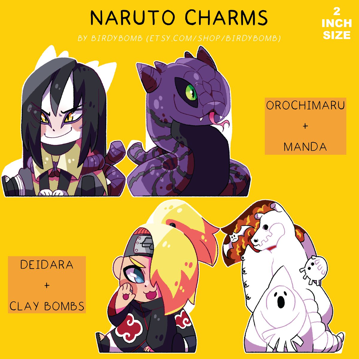 Jiraya + Gamabunta
Tsunade + Katsuyu
Orochimaru + Manda
Deidara (my love) 