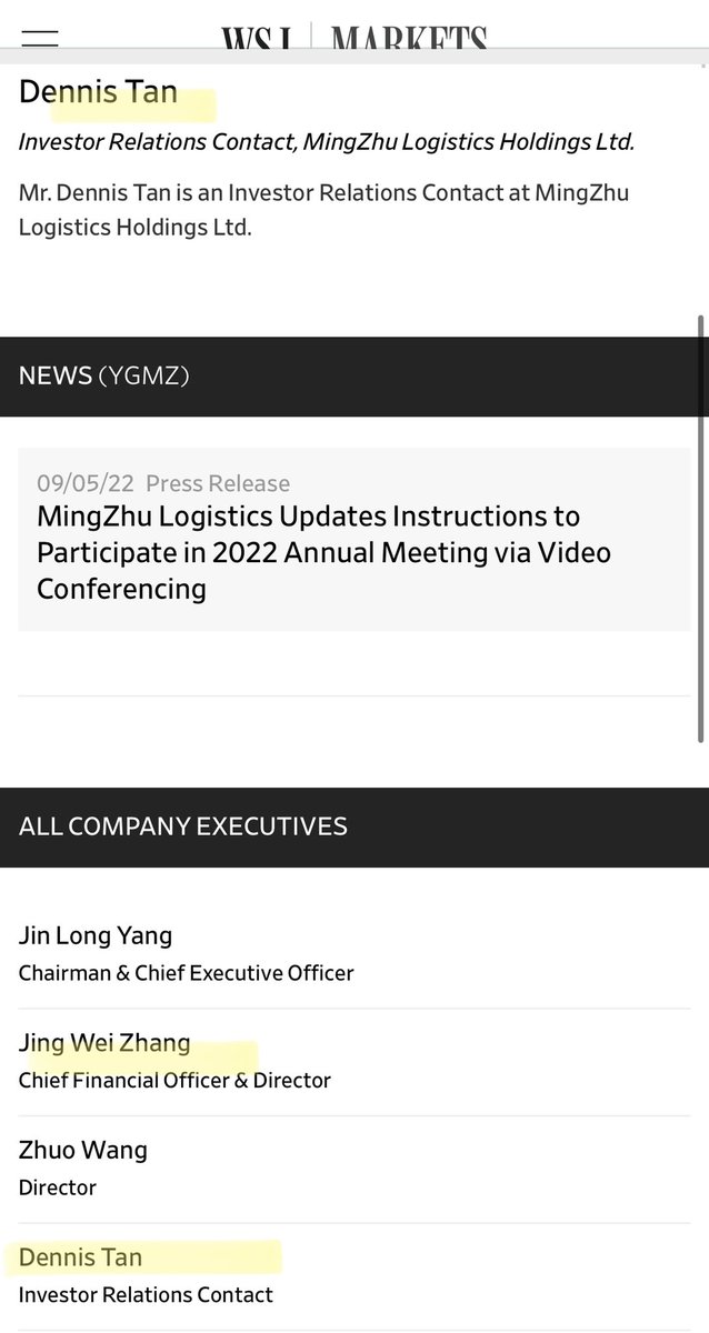 $KAST More updates. Officers and address on OTCM. Dennis Tan now handling IR. Same Tan that handles investor relations for MingZhu Logistics Holdings $YGMZ. 

$KATX next.