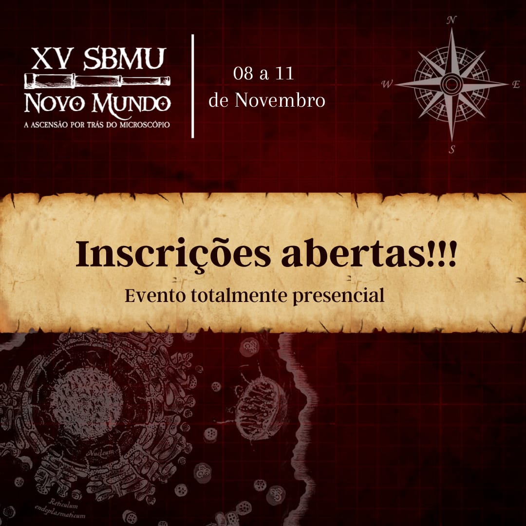 Vem aí uma coisa muito forte! 
O que?
As inscrições do evento de Biomedicina mais esperado do momento! 
Aproveita e já se inscreve: linktr.ee/sbmu
