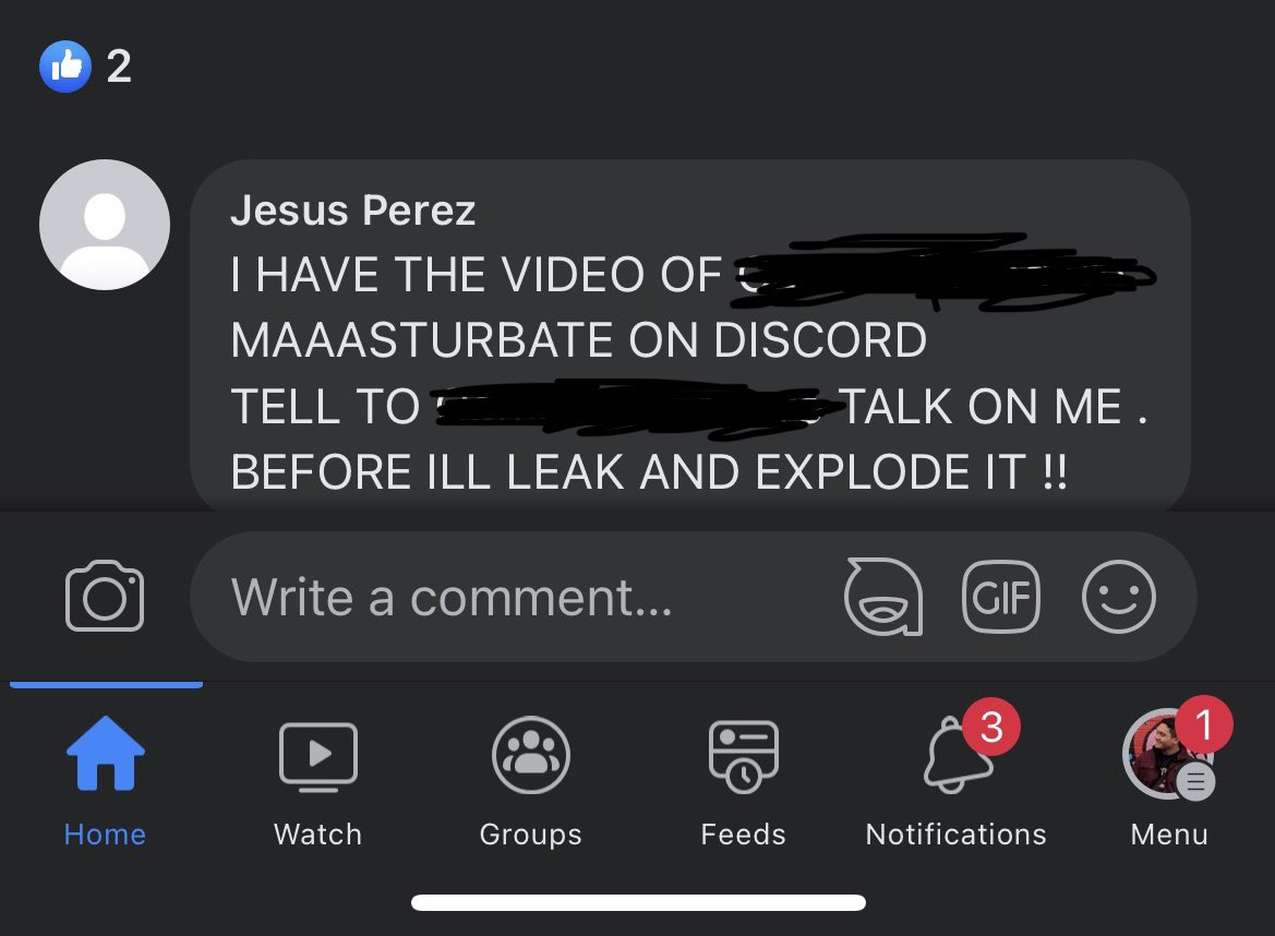 BookMarkVO's tweet photo. Hey, @facebook and @Meta?
Do your Community Standards allow for extortion, blackmail, and revenge porn?  I’m asking for a very dear friend, and for your users at large who do not deserve any of this #dobetter #dothebareminimum https://t.co/Tg4MwM4S7r