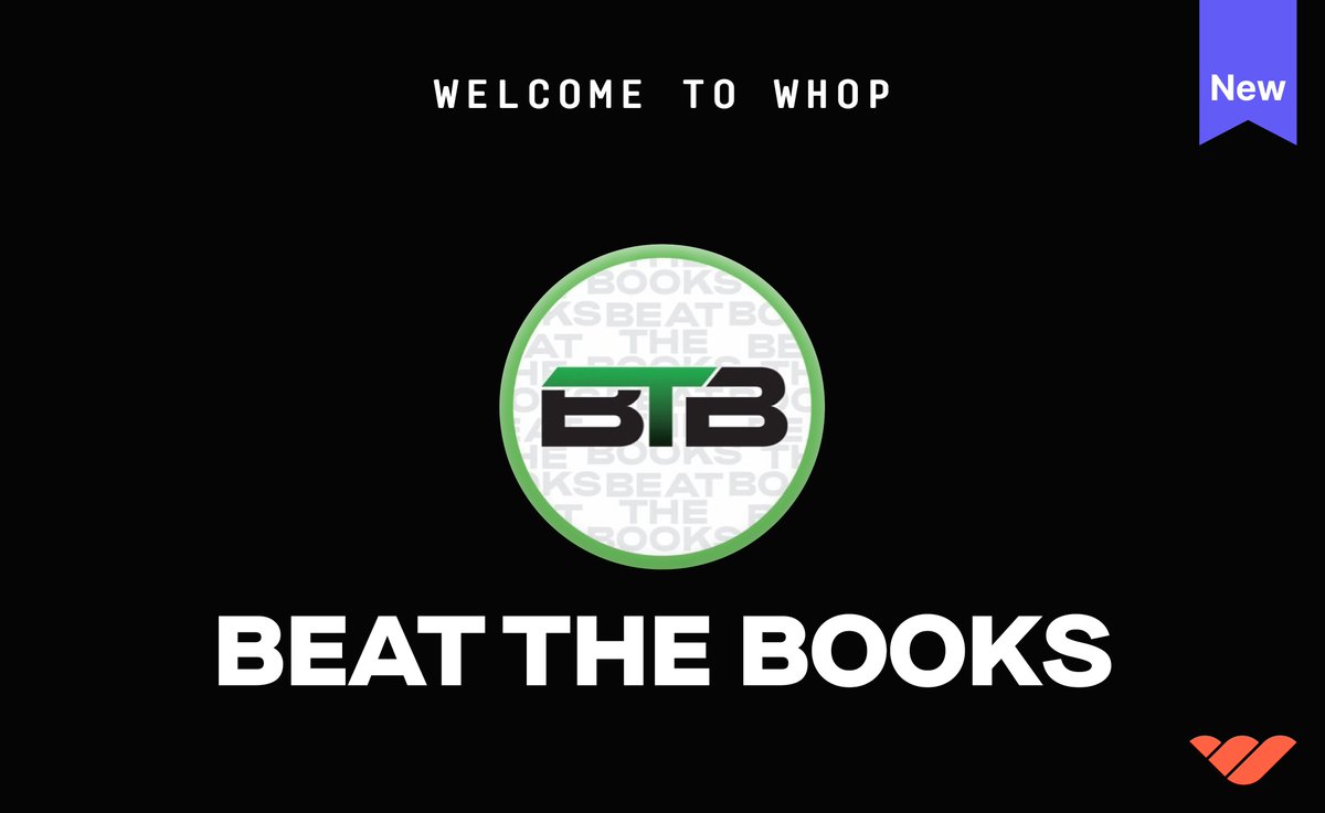 We're excited to announce <a href="/BTBSupport/">Beat The Books</a> powered by <a href="/Jokeeee_/">Joke 🃏</a> is now a verified partner on Whop 🥳

Safely purchase Beat The Books today - whop.com/beat-the-books

To celebrate, we're giving away:

🏈 | 2x FREE months of BTB

To enter:
→ Like &amp; Retweet!🤘