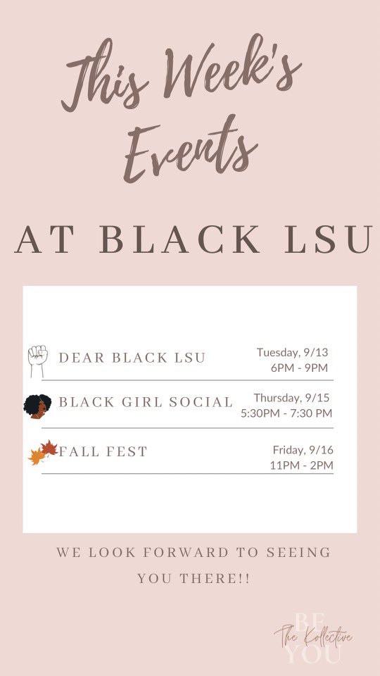 kollectiveorg's tweet photo. Hey Kollective Fam! Here are our upcoming events! See you there ✨ https://t.co/RZrdlHvyeE