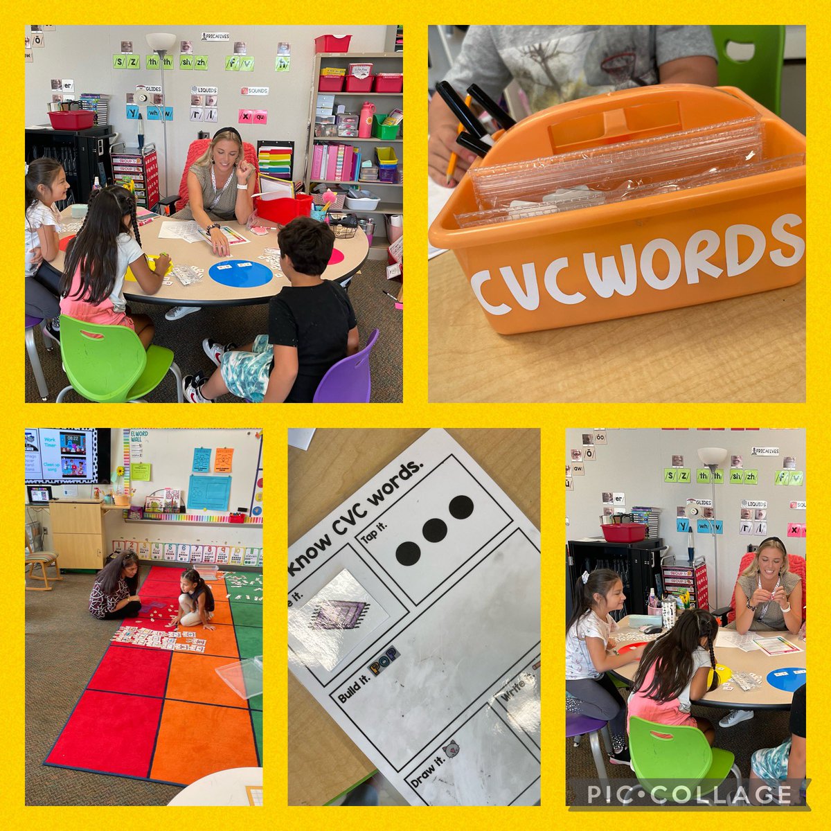 Teachers are working diligently to implement learning from the Science of Reading training. Ms. Collins is on 🔥 w/her instruction: purposeful, strategic, multi-sensory &amp; FUN! Students had multiple opportunities to practice skills &amp; move closer to becoming proficient readers!