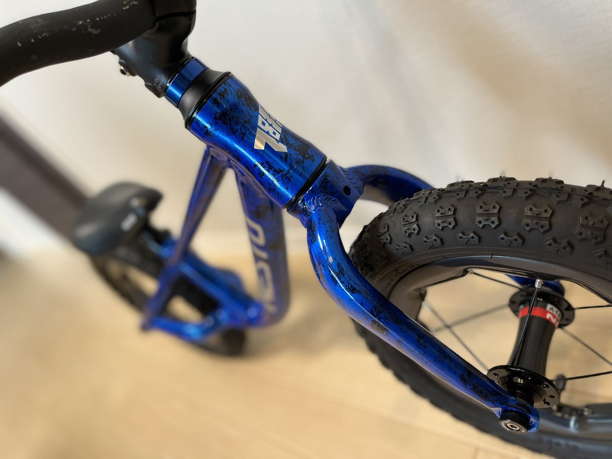 taku_mtber's tweet image. 2歳の誕生日に間に合った🙌
カーボンホイールだぜぇ
#NESTObikes #FASTKID