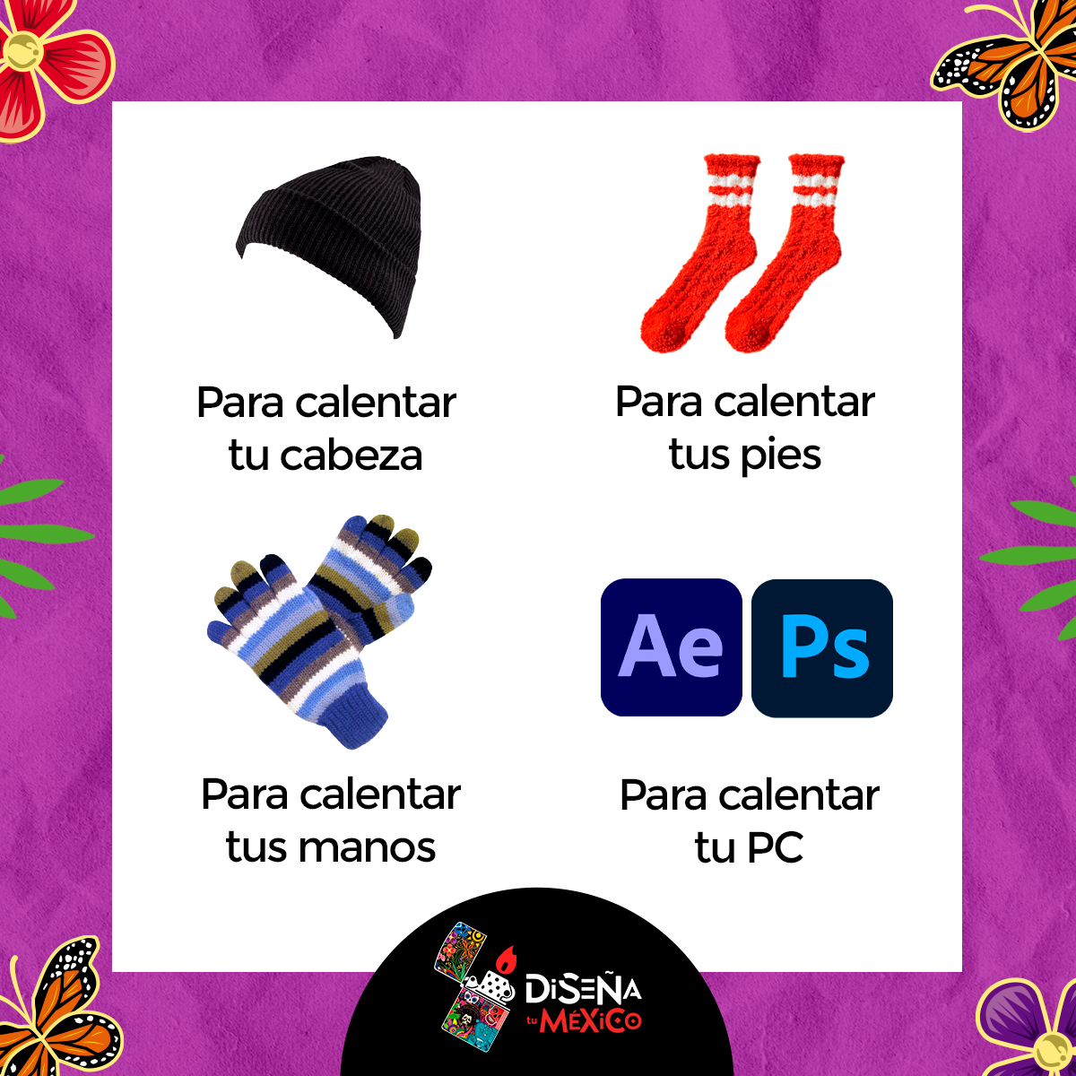DiseniaTuMexico's tweet photo. Que bellos programas 😅🤭
.
Mantienen lentas nuestras 🧐 computadoras y calentito👐 nuestro corazón ❤️
.
.
.
⏩¡Únete a nuestro grupo de 📲WhatsApp!  
💻 https://t.co/aRVPLDQsj6
.
.
#DiseñatuMexico #Concurso #Diseño #Premios #Tabasa #Zippo #Conecta+ #Noblehouse #Arte #Cultura https://t.co/0WFiDrQGNN
