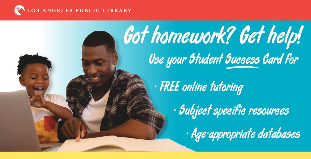 All students have the #BestCardinLA from <a href="/LAPublicLibrary/">L.A. Public Library</a>. Your library card gives you access to millions of physical &amp; digital resources at the library, at home &amp; on the go. Celebrate #LibraryCardSignupMonth by checking out all of the student resources at lapl.org/studentsuccess