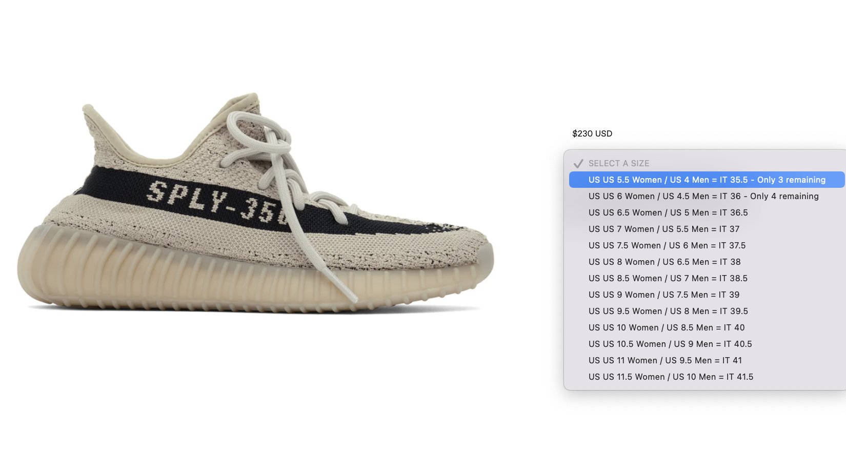 Ssense yeezy 35 v2 sale