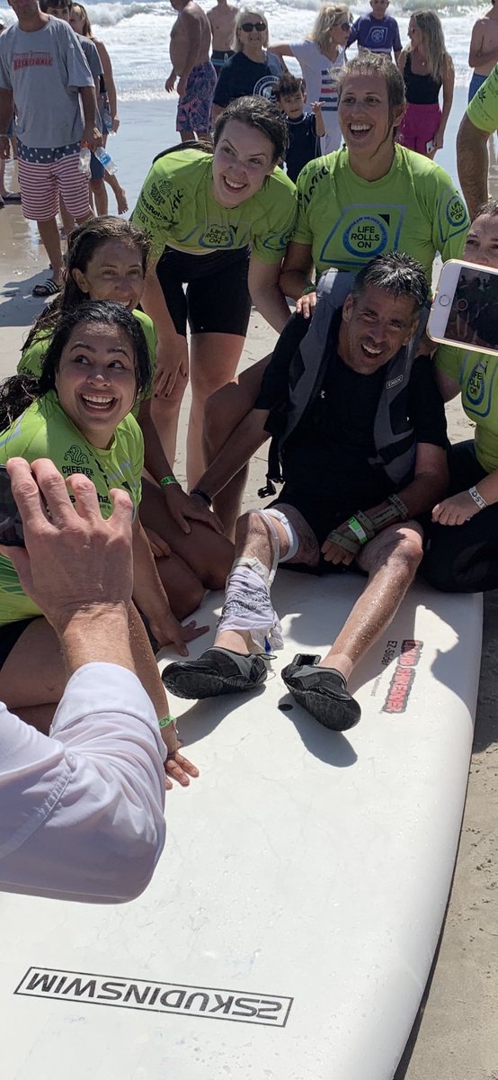 DrR_DUNNE's tweet image. On Saturday my hero @TimDunne10 hit the beach &amp;amp; took on some angry surf w/ the help of @LifeRollsOn 

LRO has provided countless folks w/ disabilities an amazing experience to ride the waves &amp;amp; feel alive. Please donate so more like Tim can experience their life-changing events!!