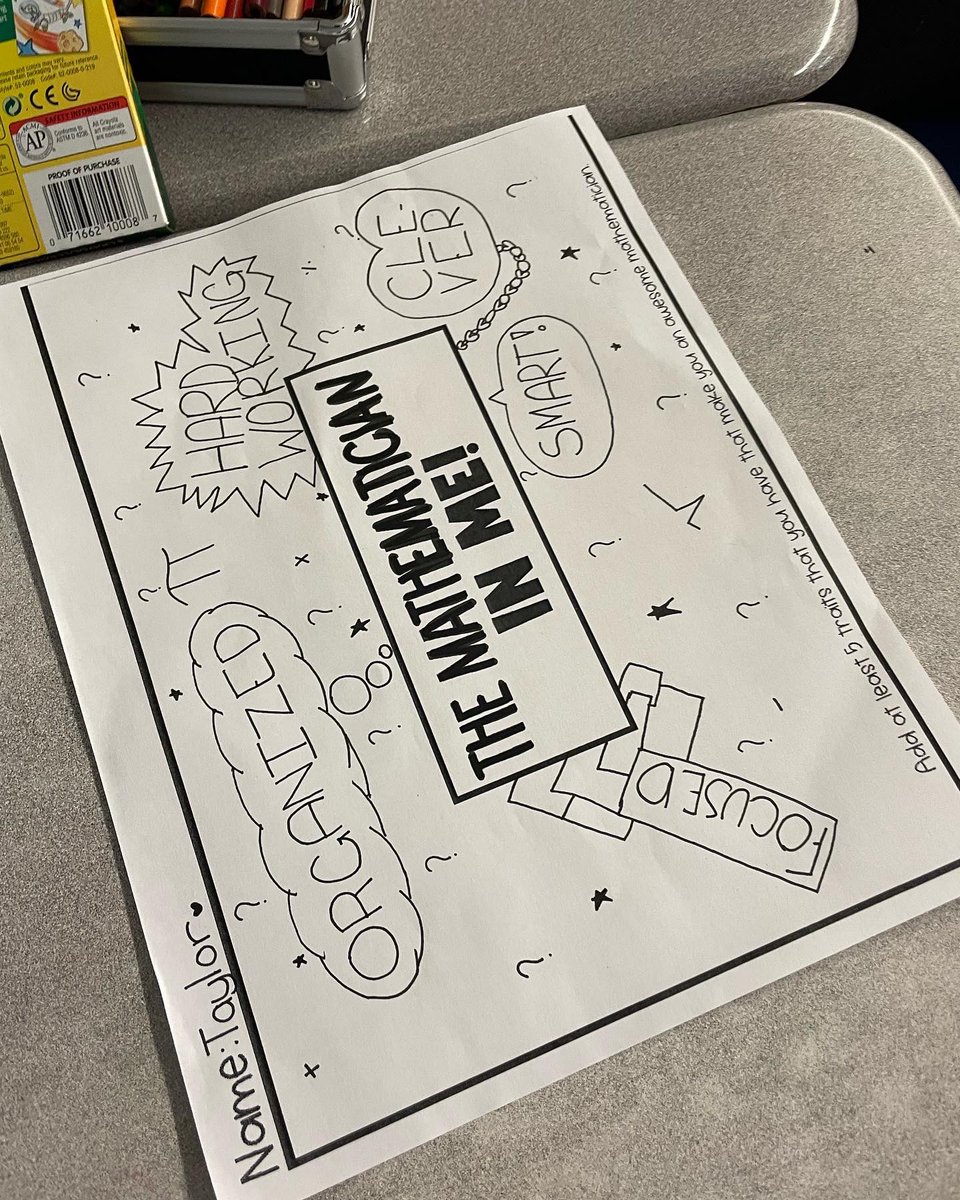 mrsrogershdsb's tweet image. We’re all mathematicians! This book not only shares a wonderful lesson that everyone and anyone can do math (and we do it everyday even without realizing!), It is also # hilarious!!!! We kicked off our math identity journals today!#mathisntjustnumbers #everyonecanlearnmath 📖😃