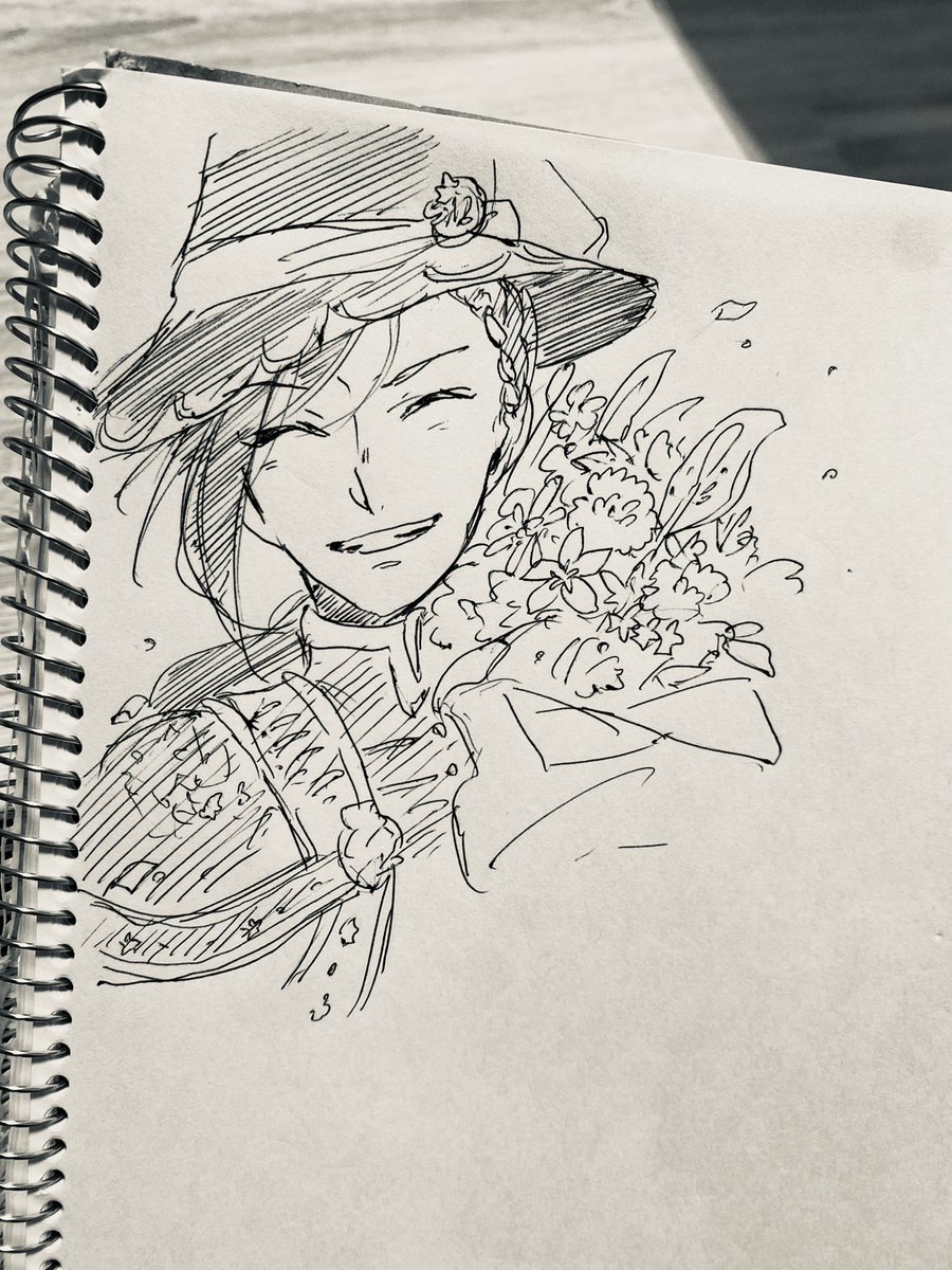 朝の一発描き
遅くなったけどジャミ誕🐍おめでとう〜〜💐 