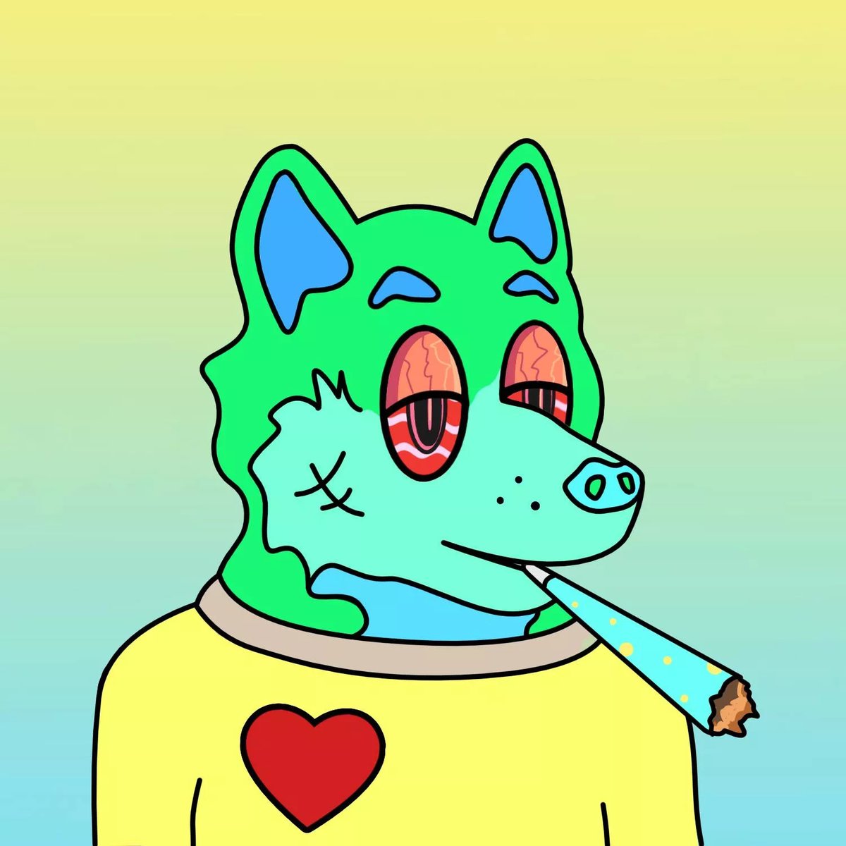 NEW PFP WHO THIS??? 👀🔥🍃 Happy to be a member of the <a href="/DruggedHuskies/">The Drugged Huskies | $TDH</a> family!!!
