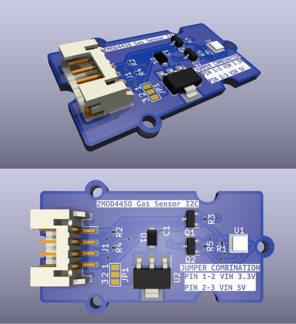 seeedstudio's tweet image. 🥳🔥Hey, check out whose #Grovemodule design has made to our list! The Grove - I2C - GaZMOD44 is a serial #gassensor based on ZMOD4450 IC compatible with 3.3V and 5V logic voltage and supply voltage. 
📢Join the 2022 Grove sensor co-invent campaign Now: bit.ly/3dPKma5
