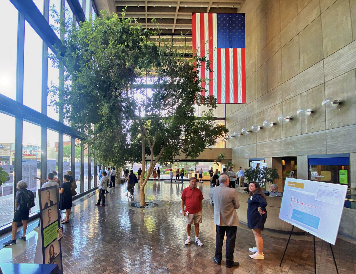 DowntownTodd's tweet photo. Thanks to a vast and thoughtful group  of #LNK community members including @rdhawthorne, @avdude and @b_shobe for showing up the the O St. open house with @WeAreOlsson, @CityOfLincoln, EDSA &amp; @Archrival. Grateful that  @Meginnis4LNK &amp; @UnionBankTrust let us use your space! https://t.co/MeW45EeRLC