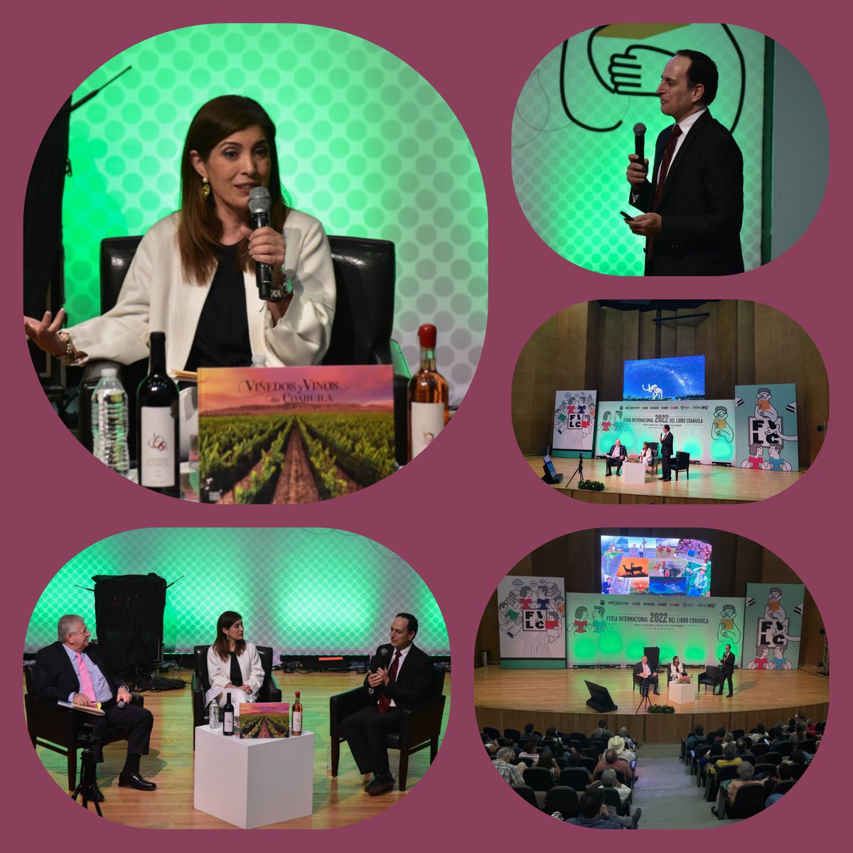 SofyCamil's tweet photo. La @FILCoahuila continúa con sus actividades literarias y esta tarde junto al Lic. Salomón Abedrop presentamos el libro "Viñedos y Vinos de Coahuila" de @DanielGarzaFoto donde a través de la fotografía plasma la riqueza vinícola de nuestro estado, en una maravillosa edición. https://t.co/9ZV6FzfY2L
