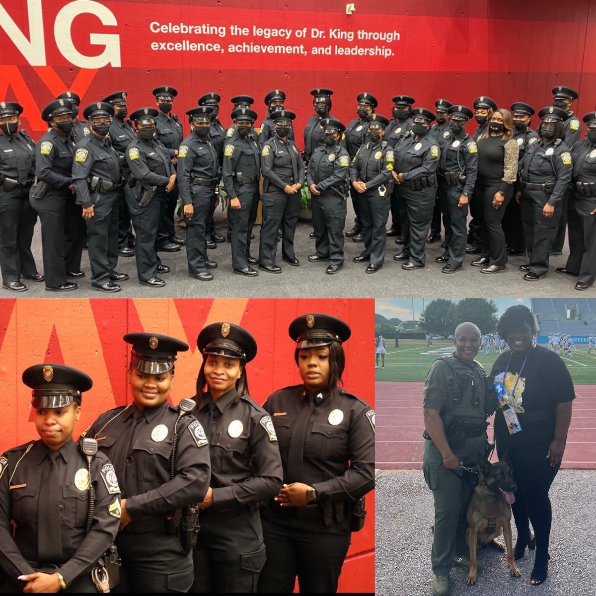 APSPDChief's tweet photo. Who run the world?   These girls!!! Happy National Police Woman Day to the women of @apsupdate Police and all women police officers.  2Day roughly 10% of the police force in the U.S.  is made up of women.  Thx for the awesome job you do everyday!!  #NationalPoliceWomanDay https://t.co/HJGJaq8ZZC