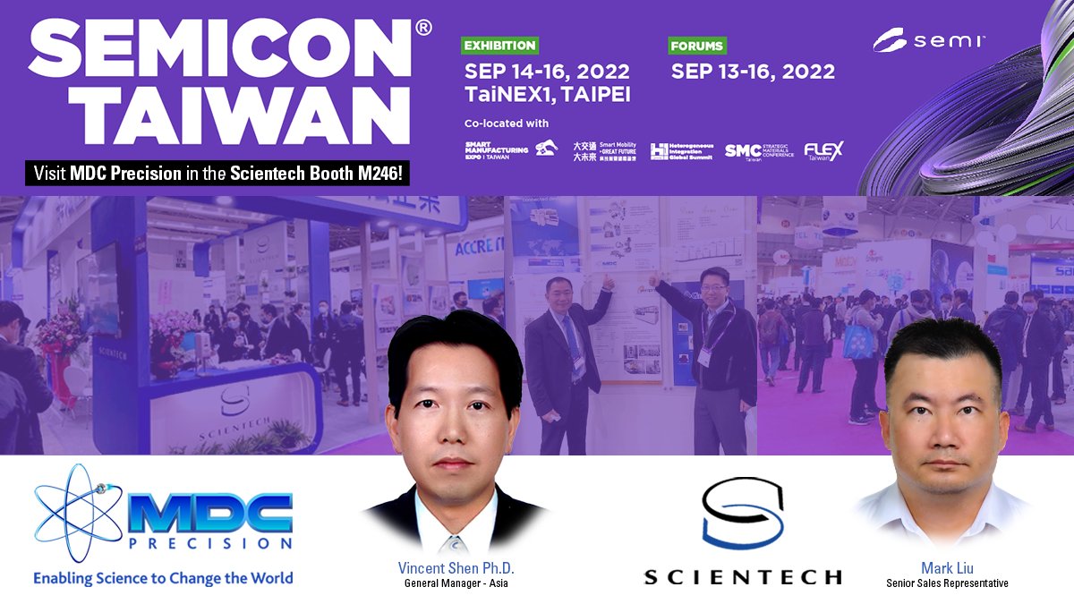 MDCPrecision's tweet photo. #SEMICONTaiwan #Scientech booth: M0246 #precision #purity #performance
https://t.co/DFvvQI4EPh
https://t.co/PkjGVtUoNa
https://t.co/fPqdCtVcp6
#PrecisionEngineering #PrecisionManufacturing #semiconductor #TechnologyInnovation #SEMI
#MDCPrecision #EnablingSciencetoChangetheWorld https://t.co/TF320uFENf