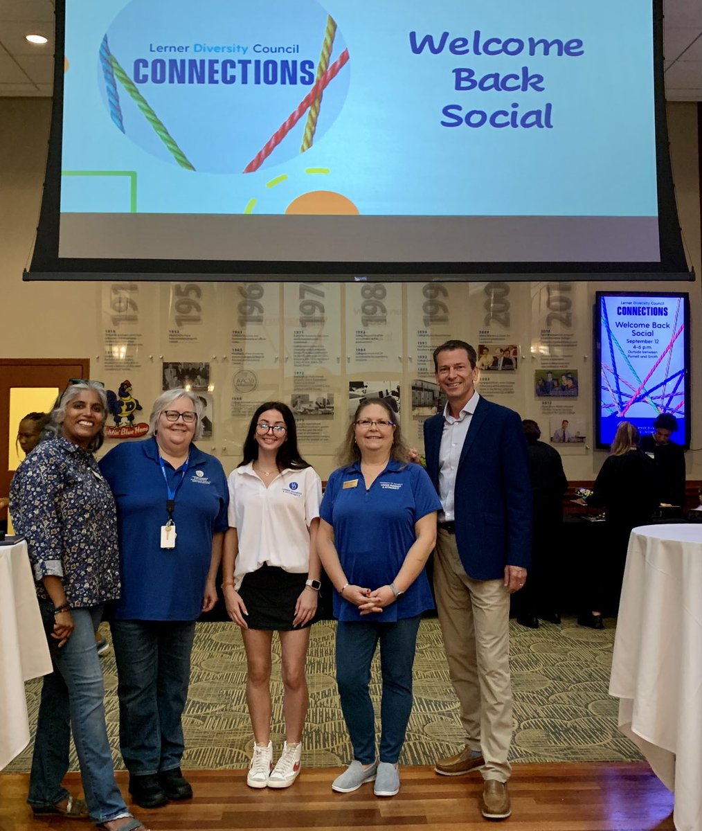 BruceWWeber's tweet photo. Clouds shifted the ⁦@UDLernerCollege⁩ Diversity Council Social indoors but didn’t dampen the mood. Thank you Anu and our world class events team. #lernerbiz https://t.co/KwDwImVXQJ