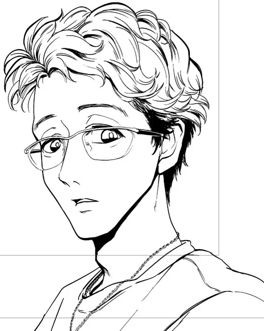 髪も服もチャラめだけど、顔がどう頑張っても優男なので、チャラく見えない絶妙なキャラデザになったと思います、はい。

#絵描きさんと繫がりたい #創作男子 #秋の創作クラスタフォロー祭り #漫画家志望 