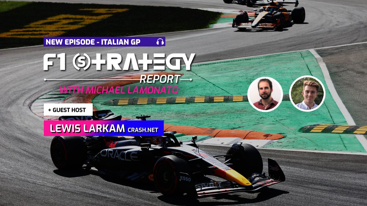 Join <a href="/MichaelLamonato/">Michael Lamonato</a> and special guest <a href="/Lewis_Larkam/">Lewis Larkam</a> F1 Editor from <a href="/CRASH_NET/">Crash.Net</a> as they break down the #ItalianGP on the #F1 Strategy Report #Podcast f1strategyreport.com