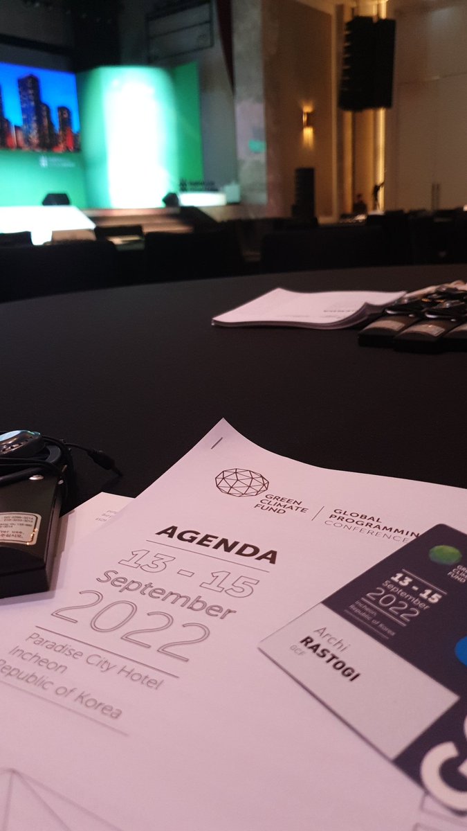 archirastogi's tweet photo. So the @theGCF #globalprogrammingconference begins today. The @GCF_Eval is speaking on two panels with notes on the journey of the organization and evaluation set up.
Much work to do, much to look forward to. https://t.co/xnzEZooYhZ