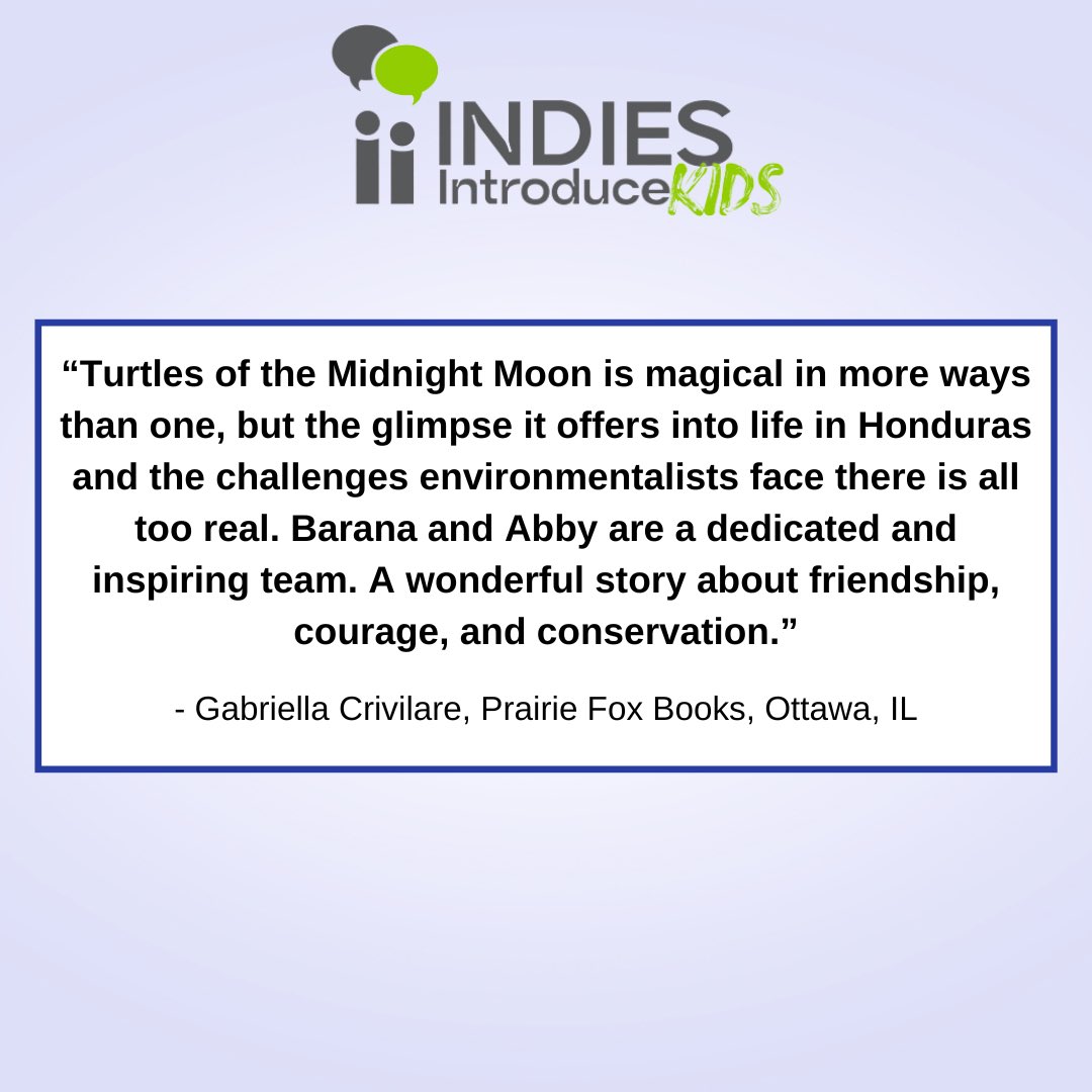 MariaJoseFitzg2's tweet image. Turtles of the Midnight Moon has been selected as an Indie’s Introduce pick for the winter/spring 2023 by the @ABAbook and I am SO proud and humbled. Please support your local, independent book store! They are the absolute best!