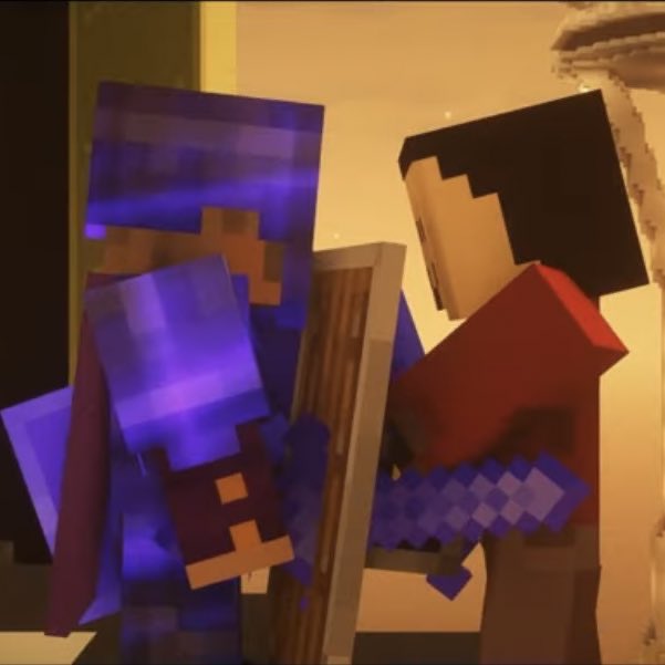 missingpurpbot's tweet photo. people be saying c dream looks the best in netherite when c purpled is right there. https://t.co/nCjRryDO6D