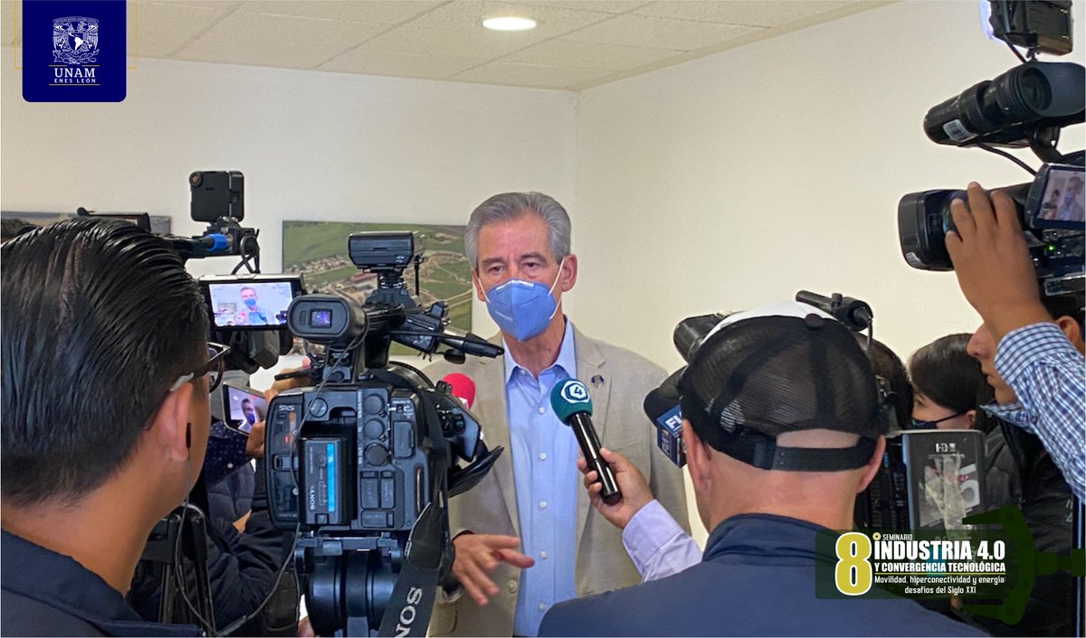 ENESUNAMLEON's tweet photo. Hoy por la mañana en rueda de prensa fue presentado el programa completo de la 8º Edición del @CtI40 organizado por la ENES León, UNAM y @PuertoInterior Toda la información de esta nueva edición del seminario, puede ser consultada en 👉 https://t.co/fDFRjH38xZ https://t.co/tiyKS8uvmh
