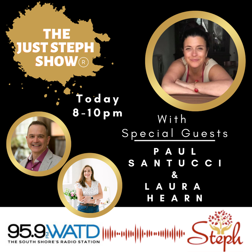 realjuststeph's tweet photo. TONIGHT The Just Steph Show Live from WATD 95.9 FM
I have Paul Santucci & Laura Hearn. Call in and ask your life & relationship questions 8-10 pm on WATD 95.9 FM (781) 837-4900
#talkradio #soulreader #healer #moderndayprophet #thejuststephshow #soulguide #retreats https://t.co/NkhVruJwSC