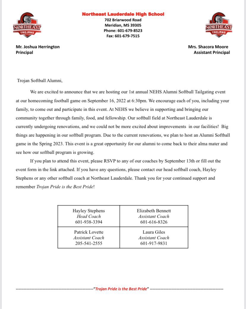 TrojanNation11's tweet photo. ROLL CALL!!! All NEHS softball Alumni! Come out and have a great time with us and see what’s been happening since you graduated #trojanpride #NEHSsoftball 🥎🔴⚪️ 

https://t.co/Zc0wAgwbXM https://t.co/NqXS5s0whU