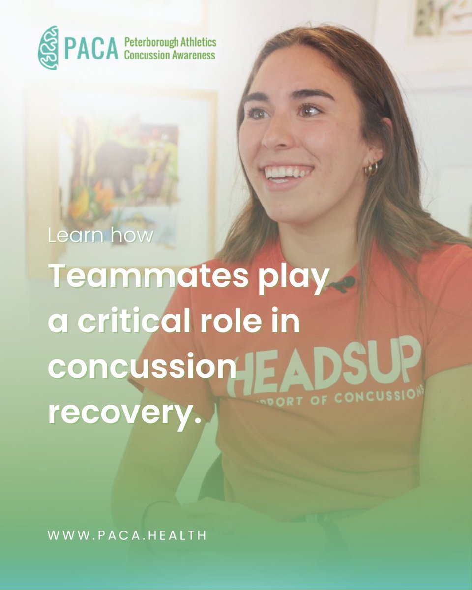 PacaPeterboro's tweet photo. To learn more about the role a Teammate has in supporting a concussion, watch the Recognize, Remove, Manage and Prevent Docuseries at https://t.co/E8GJ33i7KU. Series goes live September 28th, 2022. https://t.co/1u82aFeUq3