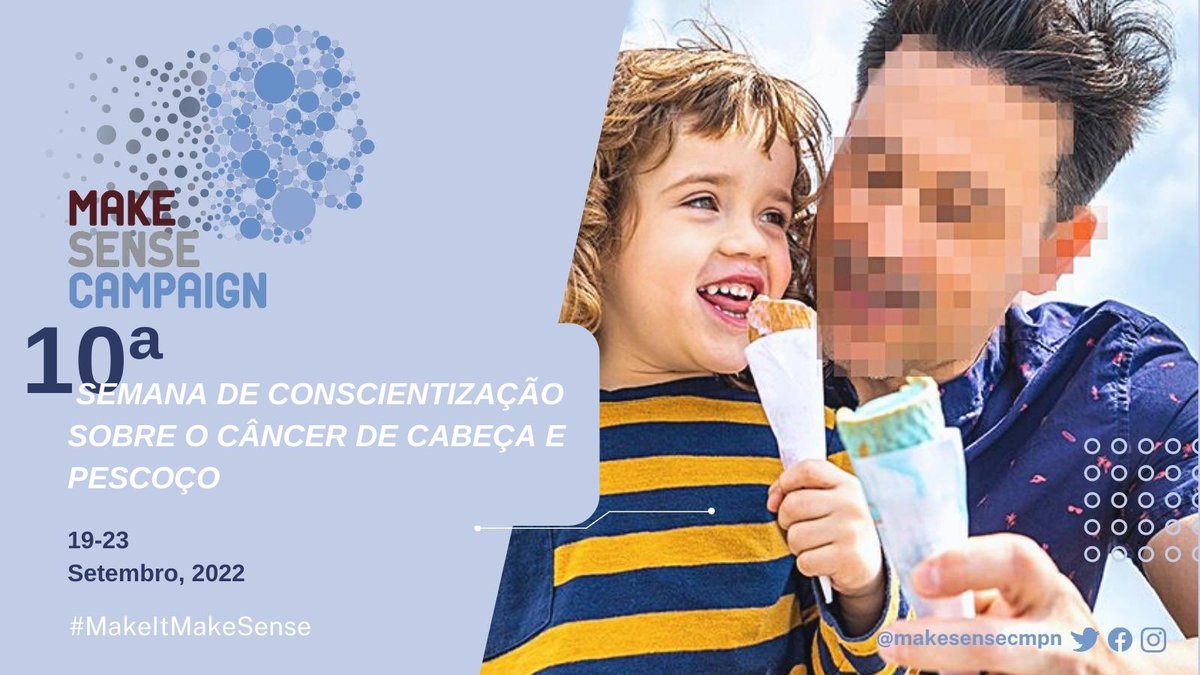MakeSenseBrasil's tweet photo. A Semana de Conscientização da campanha Make Sense começa dia 19/09! Prepare-se para uma semana cheia de atividades brilhantes em todo Brasil, incluindo a celebração da nossa 10ª Semana de Prevenção Anual
#MakeItMakeSense  #CancerDeCabecaEPescoco #GBCP @gbcpoficial @MakeSenseCmpn https://t.co/Z9Z3DfgjUR
