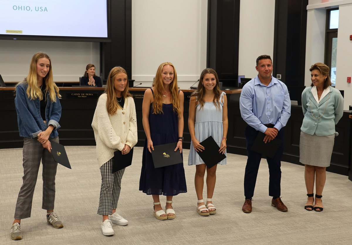 DublinOhio's tweet image. Tonight, City Council and City staff recognized these lifesaving heroes! 💚

On July 14, Aquatics staff performed care to help a Dublin resident until @wt_dublinohio arrived. Now he has recovered and is doing well.