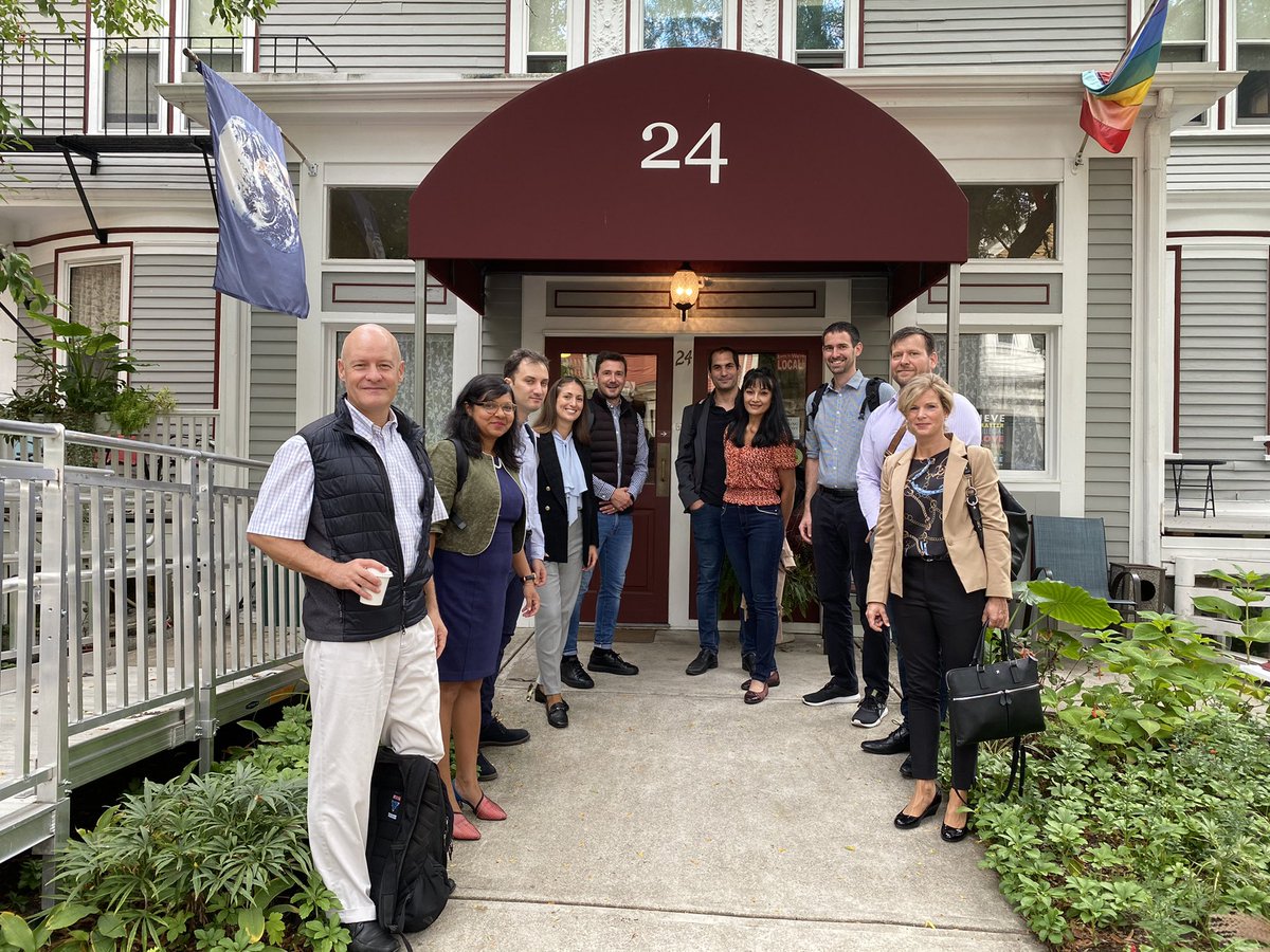 TorelloAdriana's tweet photo. Day 1. #VLeadersBiotech Welcome to #Boston by @swissnexBoston! Starting the day with an active meeting “Financing your biotech startup in the US”, followed by a workshop activity diving into the “US Market” and ending the day with a reception at the Consul’s House @venturelab_ch https://t.co/GN8jwQCNoN