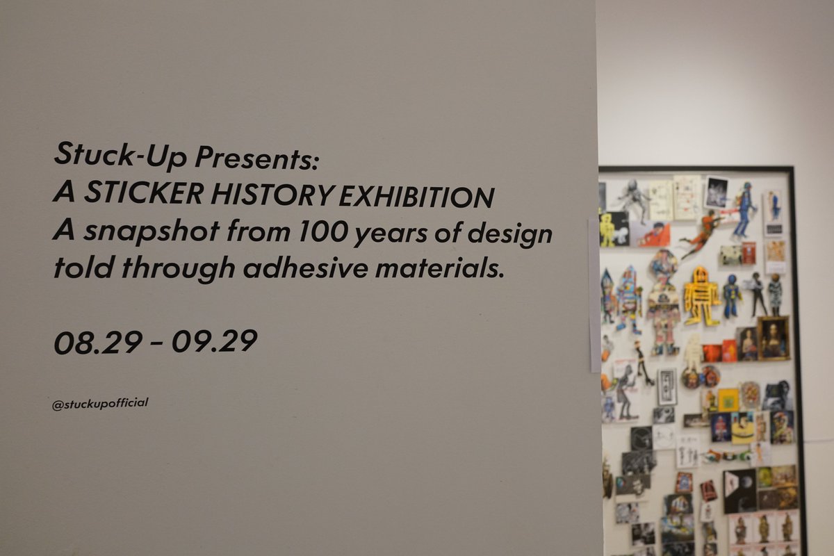 visualcritical's tweet image. Some photos of “A Sticker History Exhibition: A Snapshot from 100 Years of Design Told Through Adhesive Materials,” which is now showing at the Flatiron Project Space!

The show will be up until Sept 29 and you can learn more at the following link: sva.edu/events/a-stick…