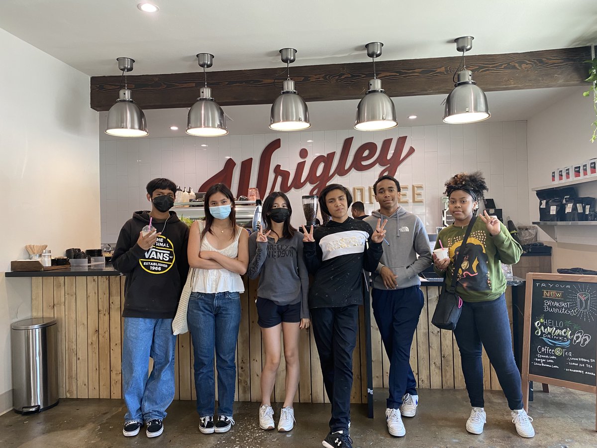 FamilyPromiseLA's tweet photo. Great coffee, great space, great community! Visit Family Promise of the South Bay's Social Enterprise, Wrigley Coffee , to grab coffee and book a room! Our High School Summer Interns loved using the space.☕💙 https://t.co/KnCooJYBD2