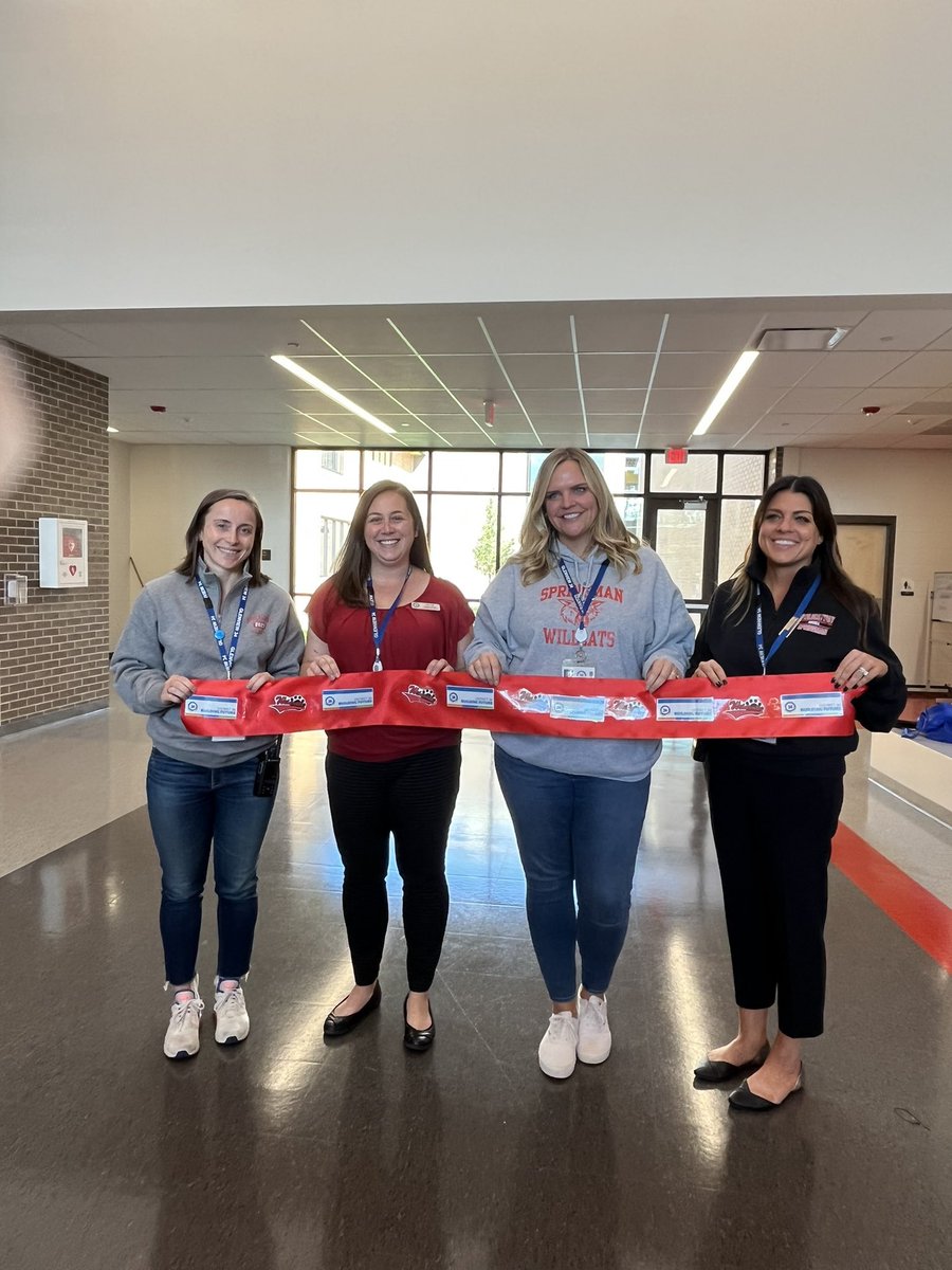 LisaEngel83's tweet photo. Ribbon cutting at Springman today- we are so lucky to work in such an amazing space! #WildcatWayD34 #WeAreD34 https://t.co/b5tvZjsof9