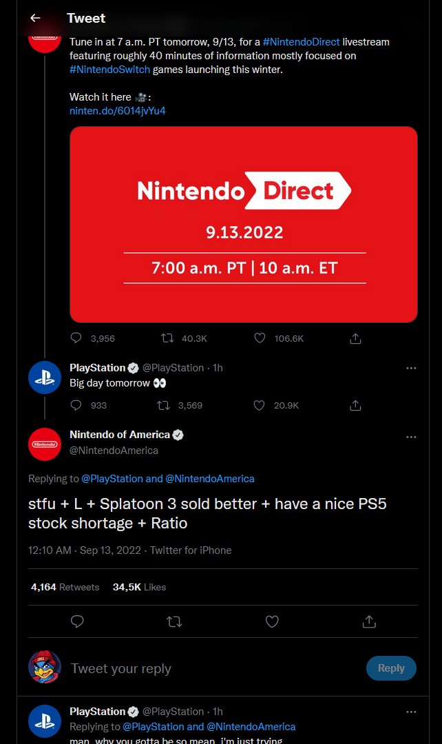 Nirbion on Twitter: Nintendo seems to be not happy about Sony doing a State of Play tomorrow, too https://t.co/FdnSOHGm7v" / Twitter