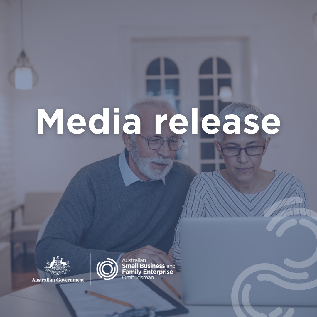 ASBFEO (@asbfeo) on Twitter photo The Australian Small Business and Family Enterprise Ombudsman, <a href="/BillsonBruce/">Bruce Billson</a> has warned small businesses there’s only one week left to take action to avoid their internet identity being sold to someone else.
Read the full release here 👉 ow.ly/WK0g50KHvOX The Australian Small Business and Family Enterprise Ombudsman, <a href="/BillsonBruce/">Bruce Billson</a> has warned small businesses there’s only one week left to take action to avoid their internet identity being sold to someone else.
Read the full release here 👉 ow.ly/WK0g50KHvOX