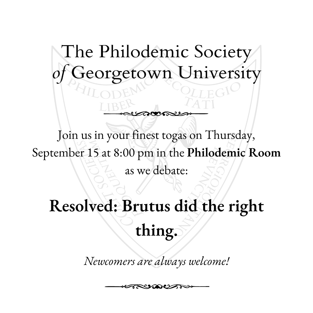 Philodemic Society tweet media