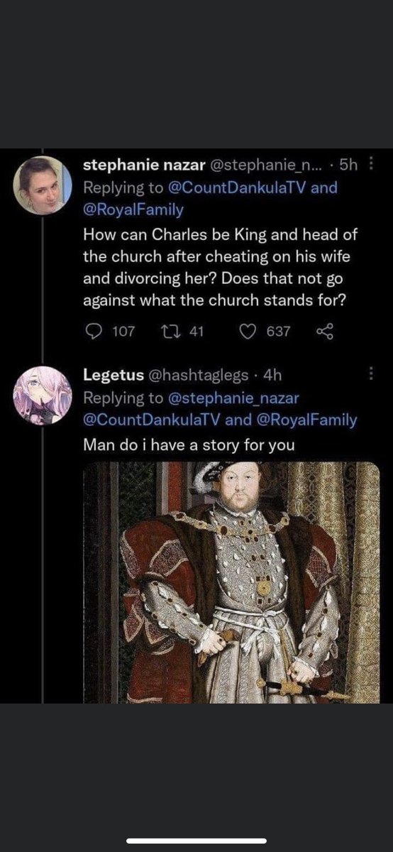 If people thought about King Charles would be a questionable monarch and going against the laws of the Church of England, well…. Henry VIII founded the Church of England when he wanted to divorce Catherine of Aragon to marry Anne Boleyn.

#britishhistory #henryviii #CharlesIII