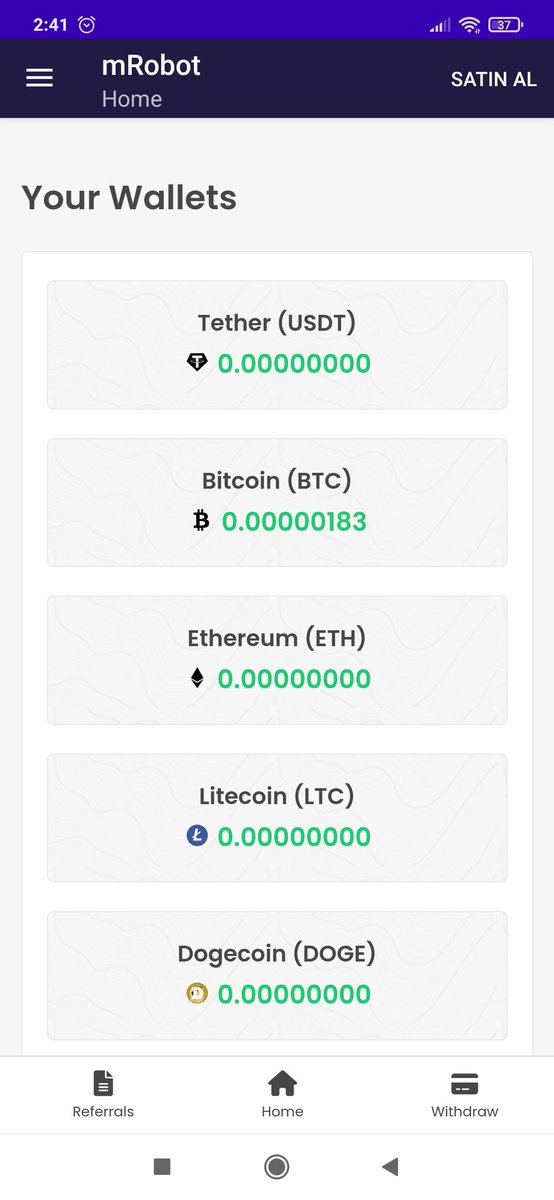Mustafabey07's tweet photo. #mRobot uygulamasını indir ✅
referans kodu ile kayıt ol ✅
Ref kodu zorunlu 👇
( 117434 )
10$ değerinde başlangıç #Mining robotuna sahip ol ✅
Resimde görünen collete günde bir kere basarak btc kazanın 💸
Uygulama indirme linki 👇
https://t.co/jDRGm8Lg1k
#Airdrops #Airdrop https://t.co/HslYxtPcbF