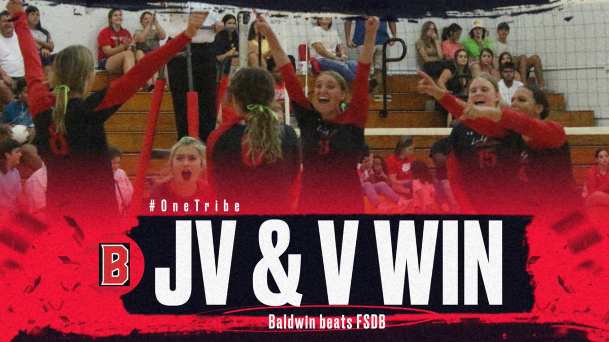 Volleyball win in B-Town! JV and Varsity sweep FSDB 5-0 combined 🏐🔴⚪️