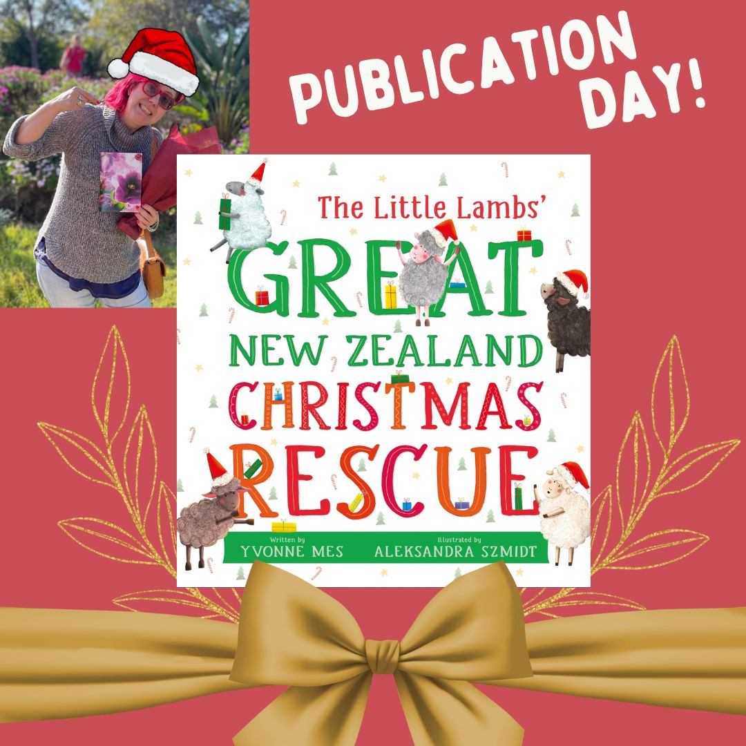 It's publication day today! Get your copy. Link in the bio. @hachetteNZ @hachettekidsanz @olishka_art 
#LittleLambsNZ #ChristmasBooksForKids