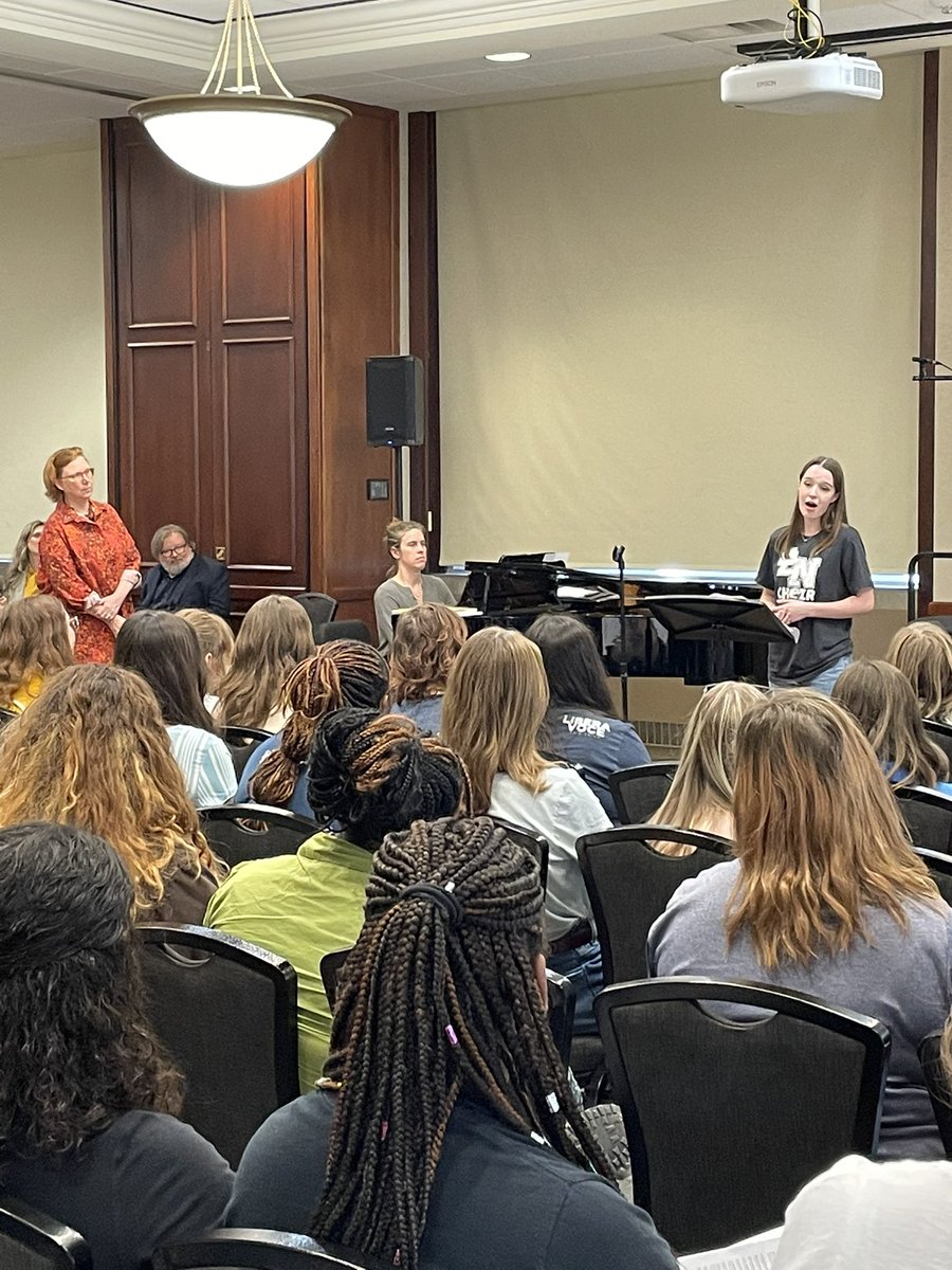 LNChoirs's tweet photo. What a fabulous day at Mizzou attending the Choral/Vocal festival. Dr. Derrick Fox was fantastic as the choir clinician &amp; several of our student participated in the mini lessons &amp;master class. It was an awesome opportunity to experience the choral community w/our entire program https://t.co/UEfaXakTkz
