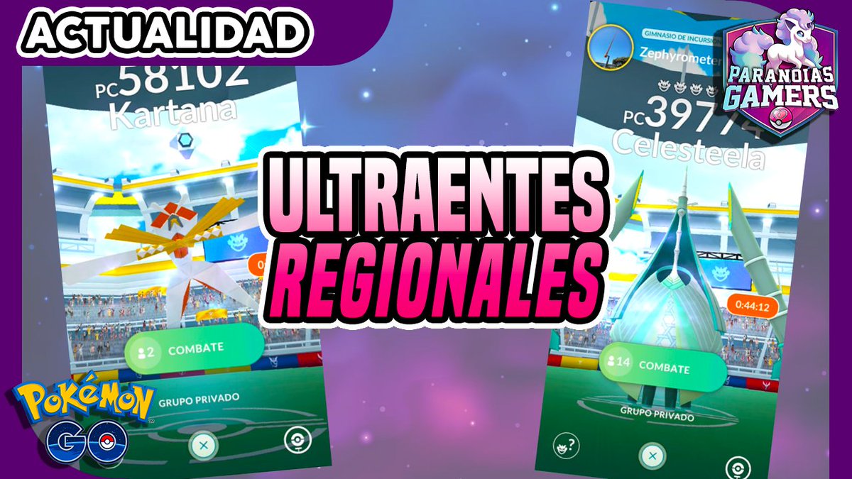 ParanoiasGamers's tweet photo. 💥LOS PRIMEROS ULTRAENTES REGIONALES: KARTANA Y CELESTEELA POR HEMISFERIOS en RAID Y GBL ... https://t.co/qd2iyBcPve https://t.co/Mr8WldSOPn