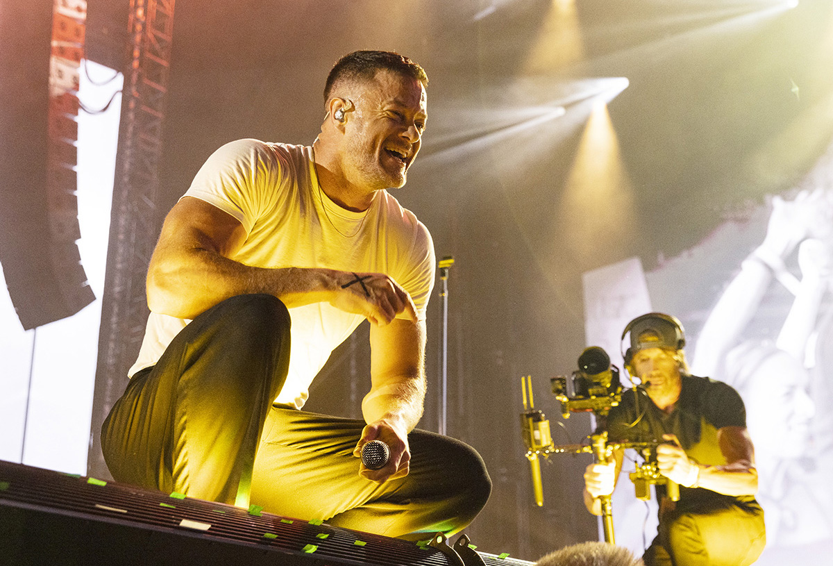 reviewjournal's tweet image. Imagine Dragons played the biggest ever local show by a Vegas band on Saturday → rjnews.is/3daUXwb
