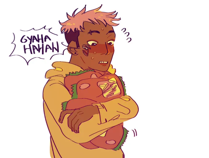 sukuna convinced him he doesnt need a shopping cart  
